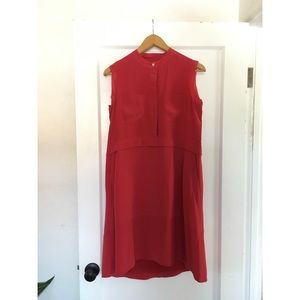 Red Silk Dress